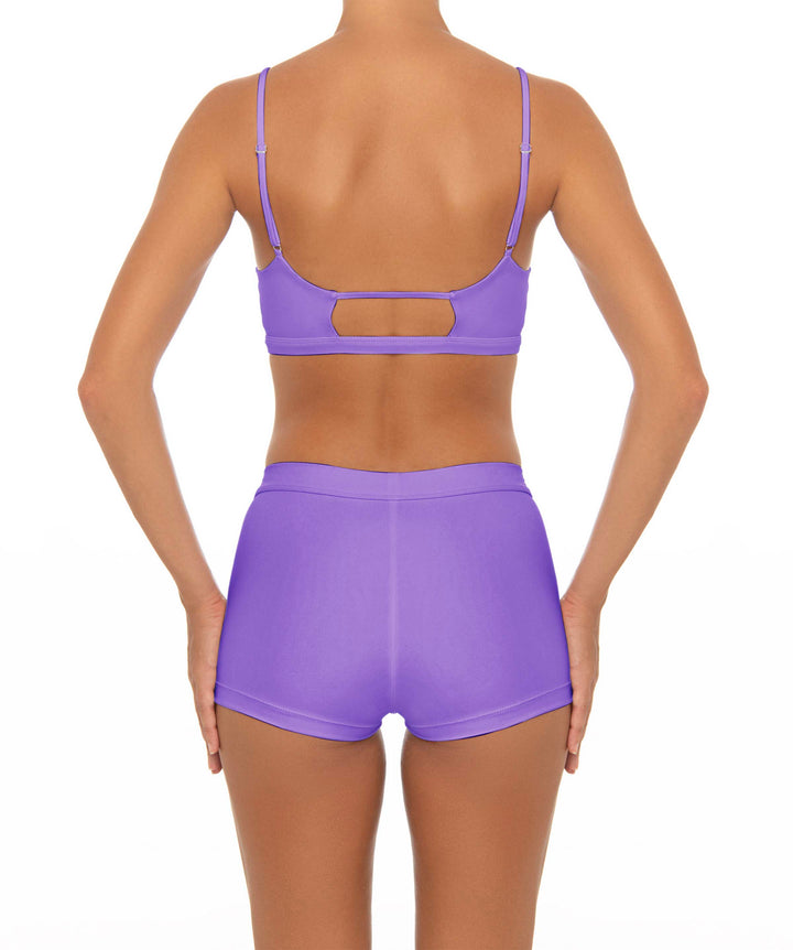 BSWS-T44 Twist Front Bralette Top with Underbust Band