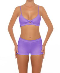 BSWS-T44 Twist Front Bralette Top with Underbust Band