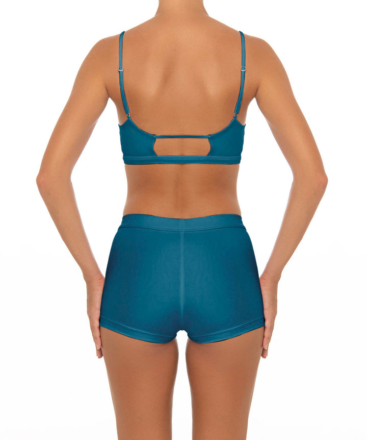 BSWS-T44 Twist Front Bralette Top with Underbust Band