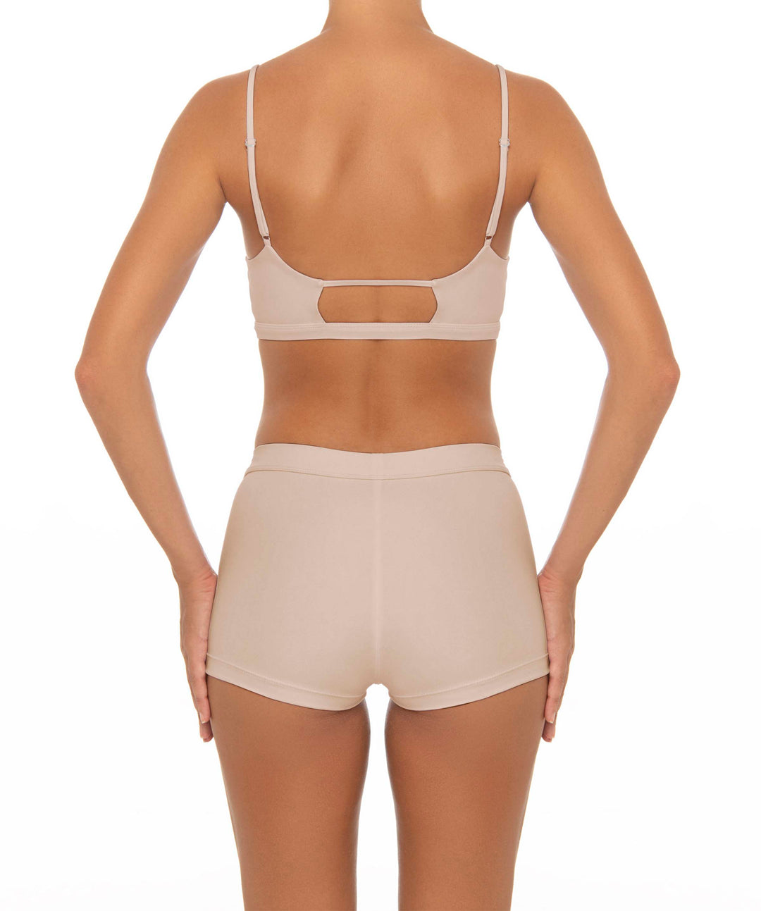 BSWS-T44 Twist Front Bralette Top with Underbust Band