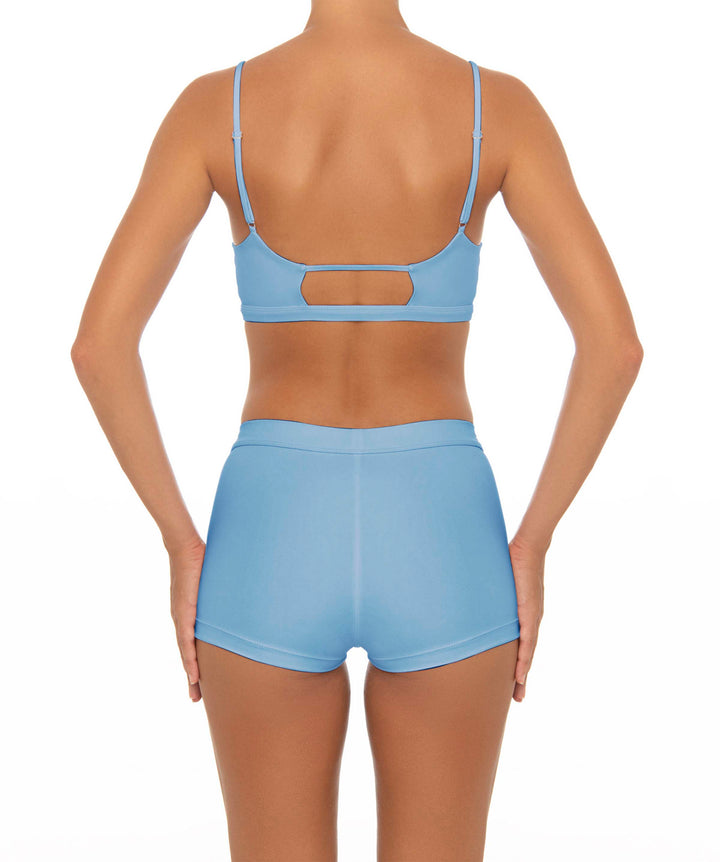 BSWS-T44 Twist Front Bralette Top with Underbust Band