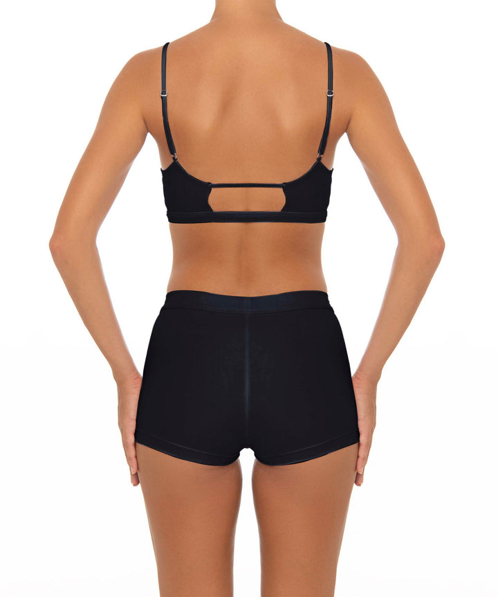 BSWS-T44 Twist Front Bralette Top with Underbust Band