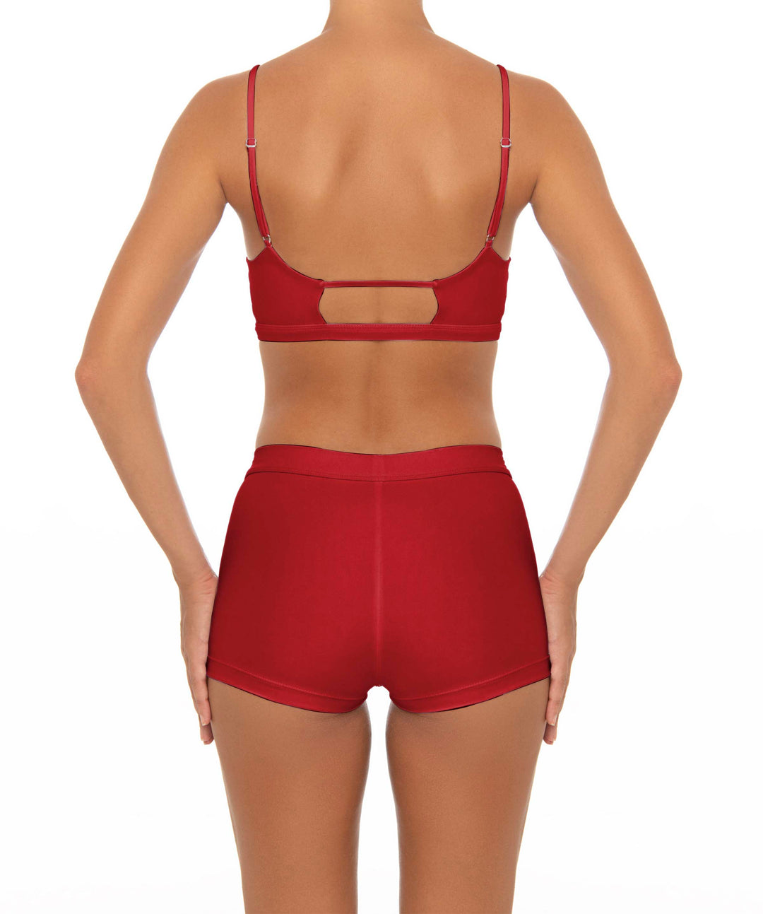 BSWS-T44 Twist Front Bralette Top with Underbust Band