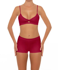 BSWS-T44 Twist Front Bralette Top with Underbust Band