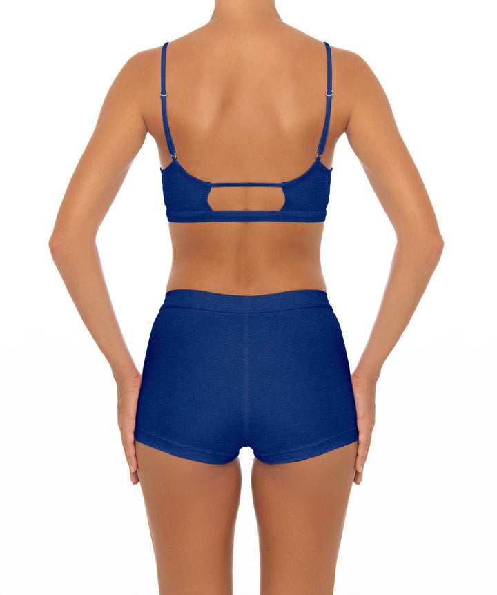 BSWS-T44 Twist Front Bralette Top with Underbust Band