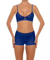 BSWS-T44 Twist Front Bralette Top with Underbust Band