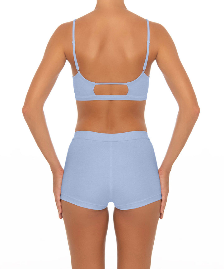 BSWS-T44 Twist Front Bralette Top with Underbust Band