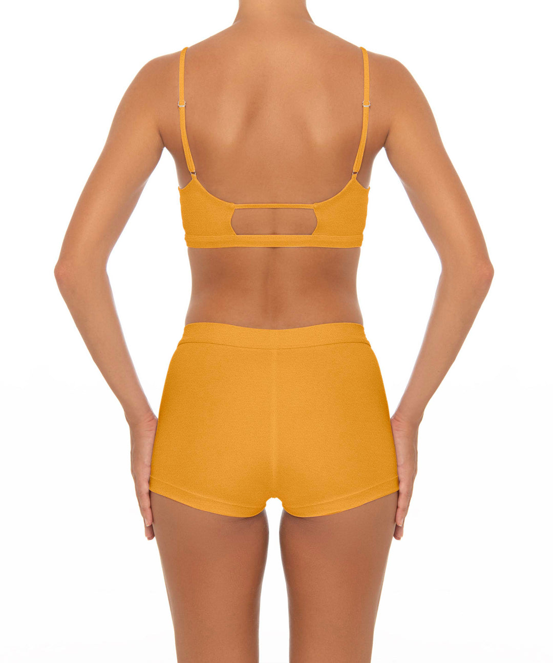 BSWS-T44 Twist Front Bralette Top with Underbust Band