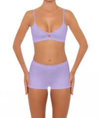 BSWS-T44 Twist Front Bralette Top with Underbust Band