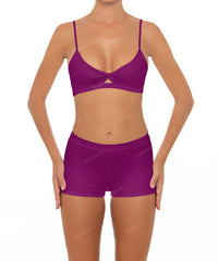 BSWS-T44 Twist Front Bralette Top with Underbust Band