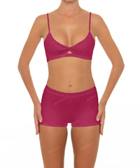 BSWS-T44 Twist Front Bralette Top with Underbust Band