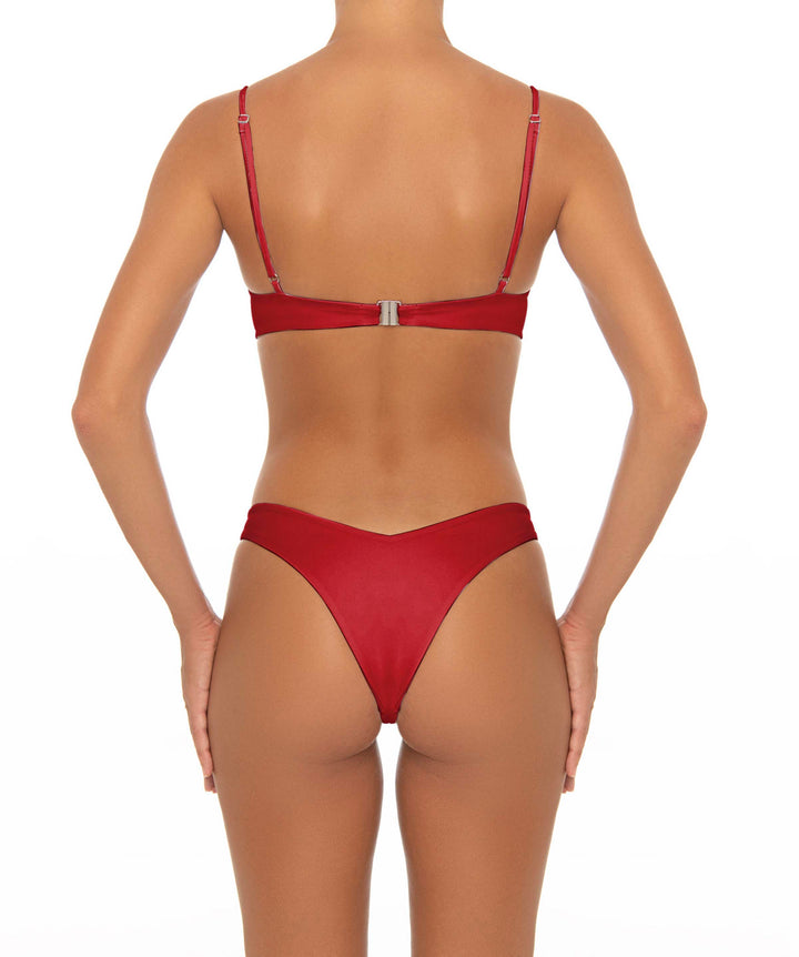 BSWS-T52 Shirred Seamed Cup Underwire Top