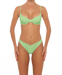 BSWS-T52 Shirred Seamed Cup Underwire Top
