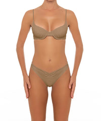 BSWS-B52 Front Gathered Bikini Bottom