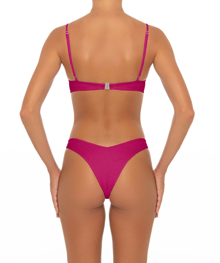 BSWS-T52 Shirred Seamed Cup Underwire Top