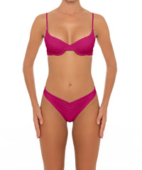 BSWS-B52 Front Gathered Bikini Bottom