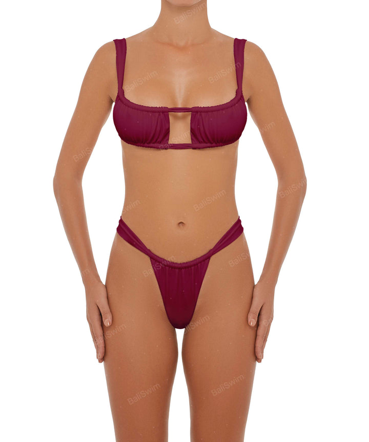 BSWS-B60 Wide Strap Bikini Bottom