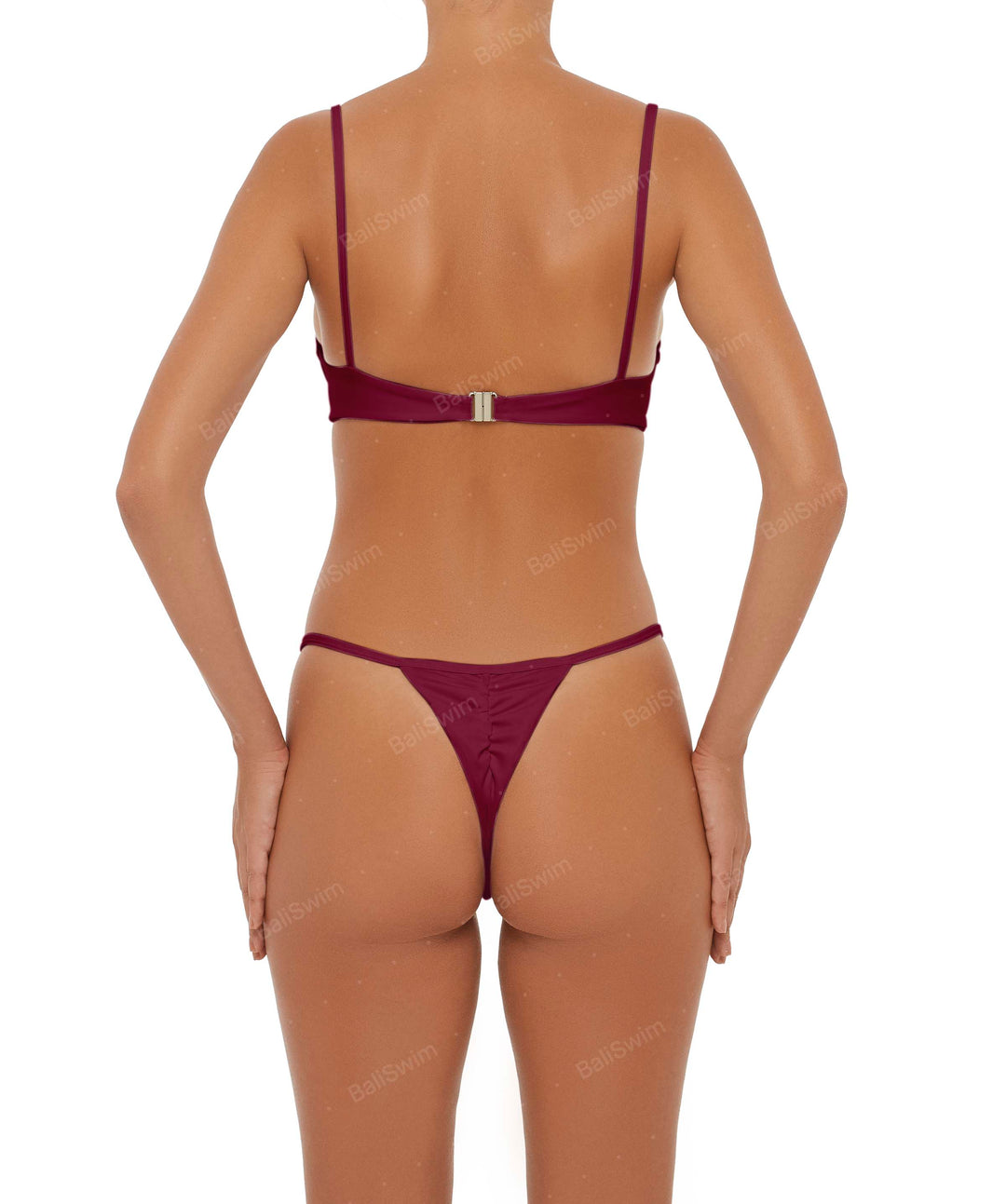 BSWS-B63 Ruched Bikini Bottom