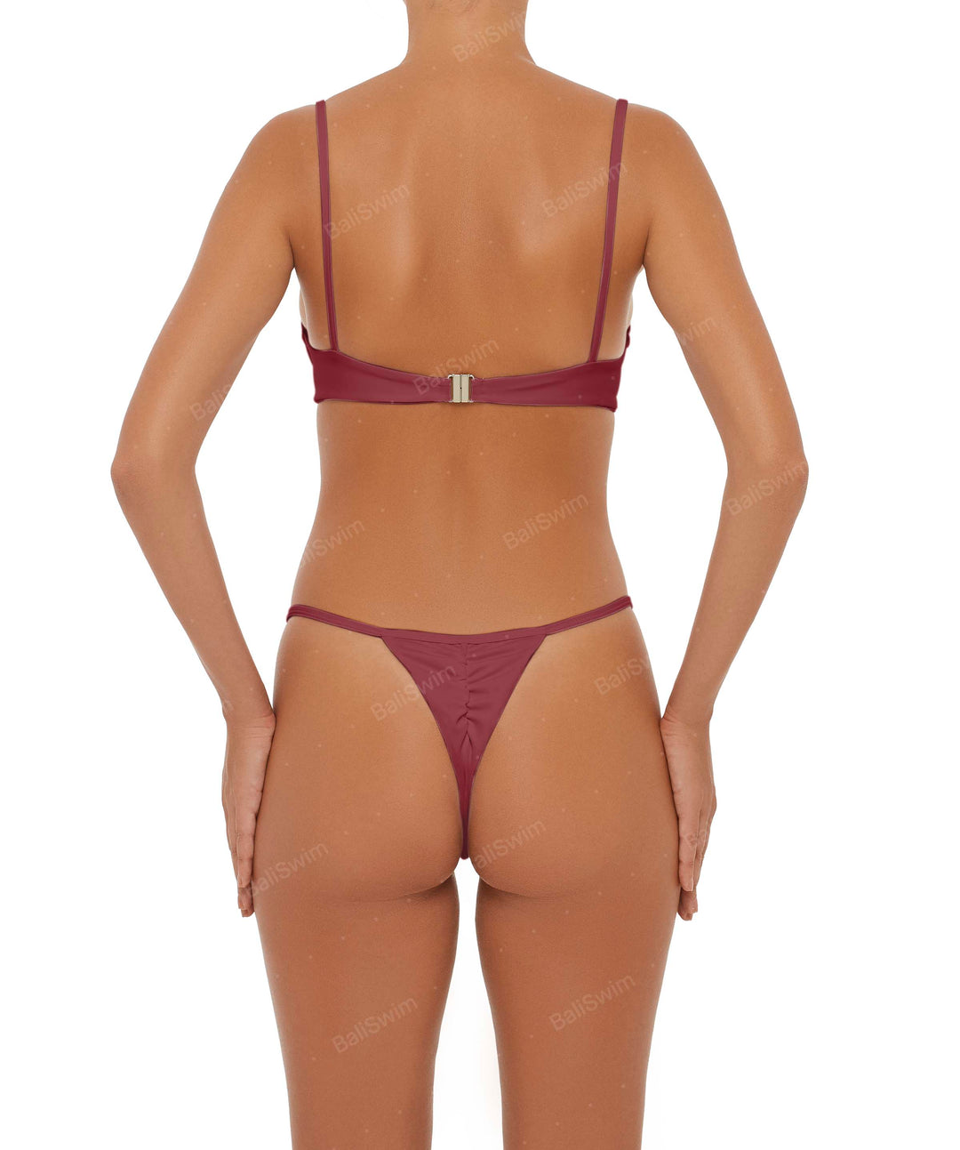 BSWS-B63 Ruched Bikini Bottom
