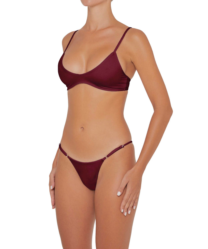 BSWS-T76 Curved Neck Micro Bikini Top
