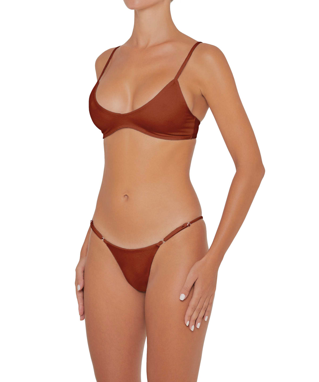 BSWS-T76 Curved Neck Micro Bikini Top