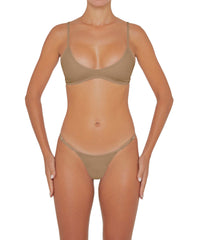 BSWS-T76 Curved Neck Micro Bikini Top