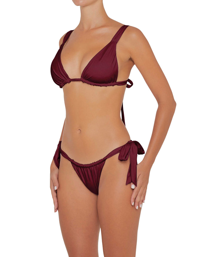 BSWS-B78 Tunnel Front Tie Side Bikini Bottom
