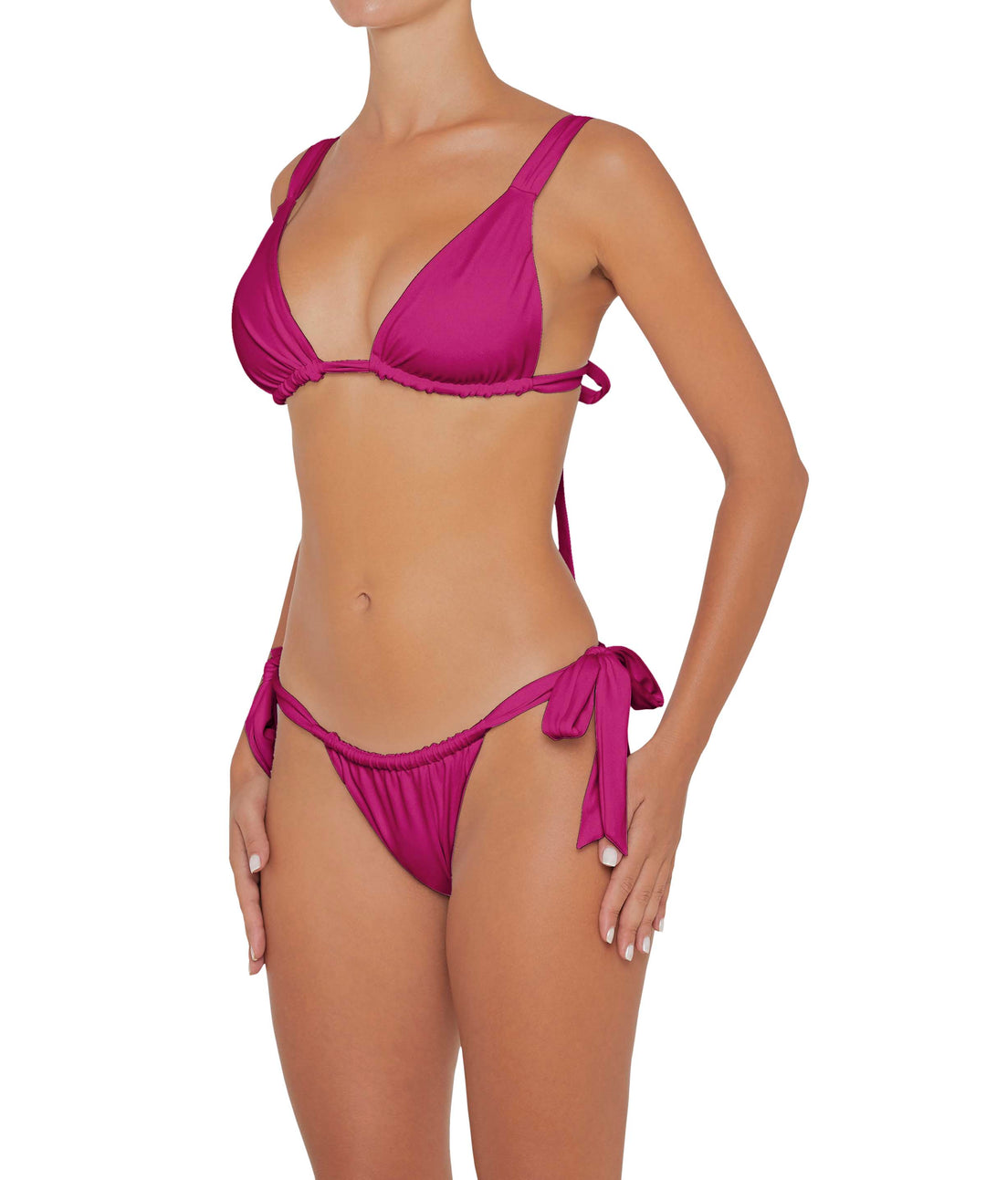 BSWS-B78 Tunnel Front Tie Side Bikini Bottom