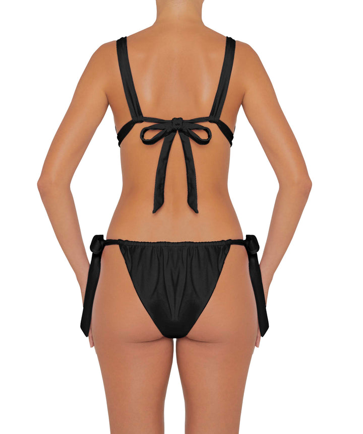 BSWS-B78 Tunnel Front Tie Side Bikini Bottom