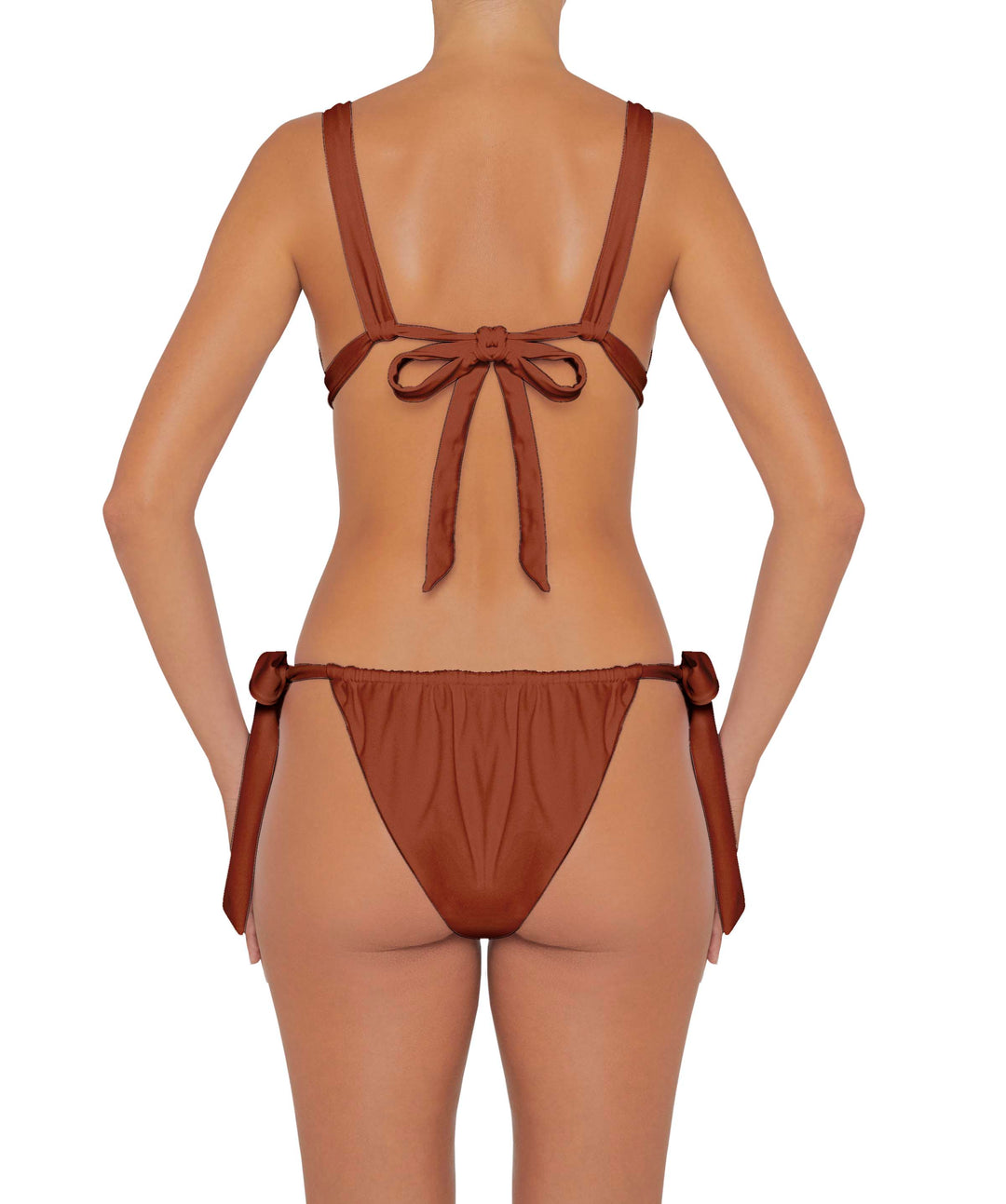 BSWS-B78 Tunnel Front Tie Side Bikini Bottom