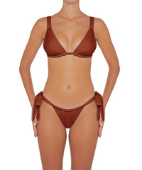 BSWS-B78 Tunnel Front Tie Side Bikini Bottom