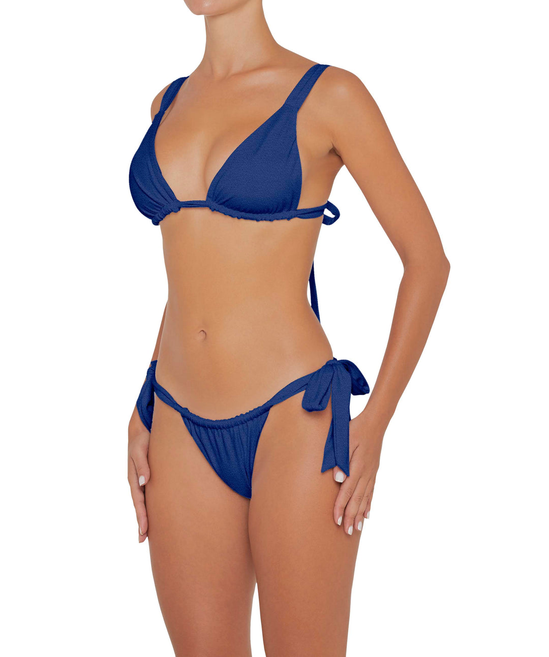 BSWS-B78 Tunnel Front Tie Side Bikini Bottom