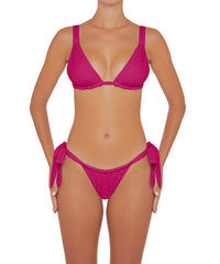 BSWS-B78 Tunnel Front Tie Side Bikini Bottom