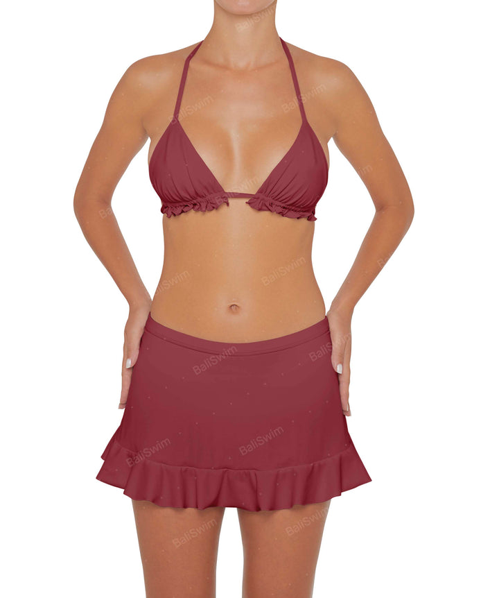 BSWS-T81 Ruffle Bikini Top