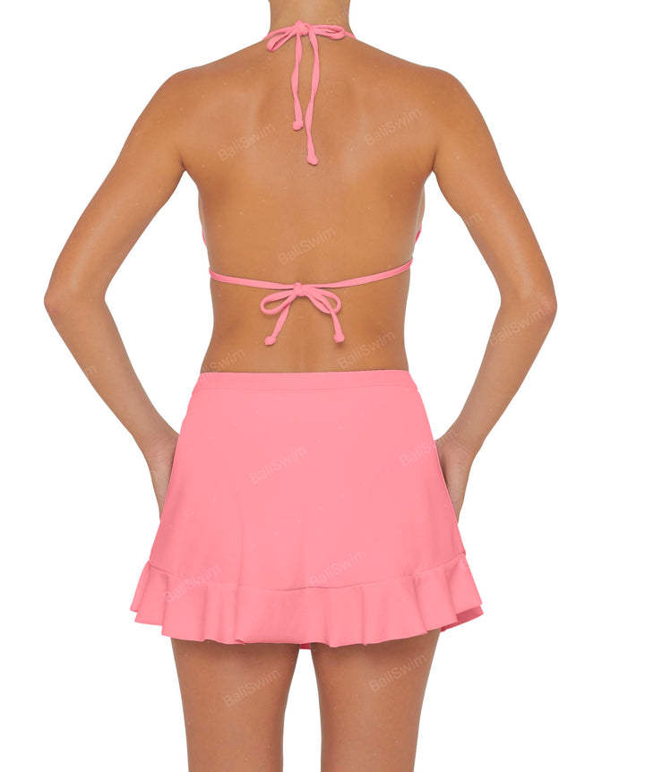 BSWS-B81 Swim Skirt with Ruffle Hem