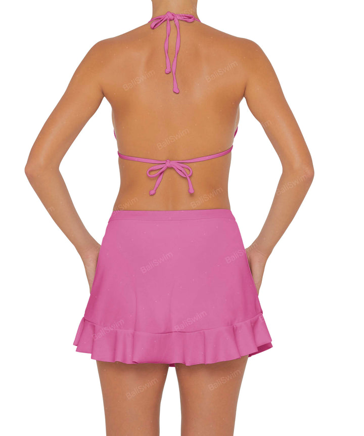 BSWS-B81 Swim Skirt with Ruffle Hem