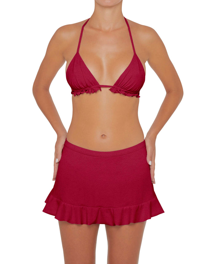 BSWS-T81 Underbust Ruffle Triangle Top