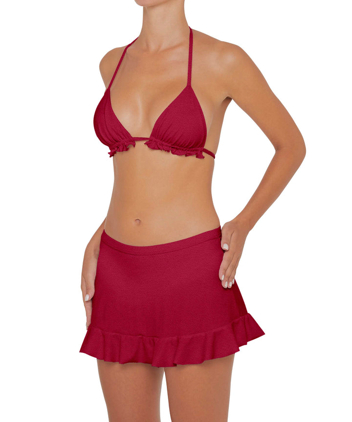 BSWS-B81 Swim Skirt with Ruffle Hem