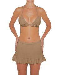 BSWS-B81 Swim Skirt with Ruffle Hem
