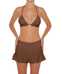 BSWS-B81 Swim Skirt with Ruffle Hem