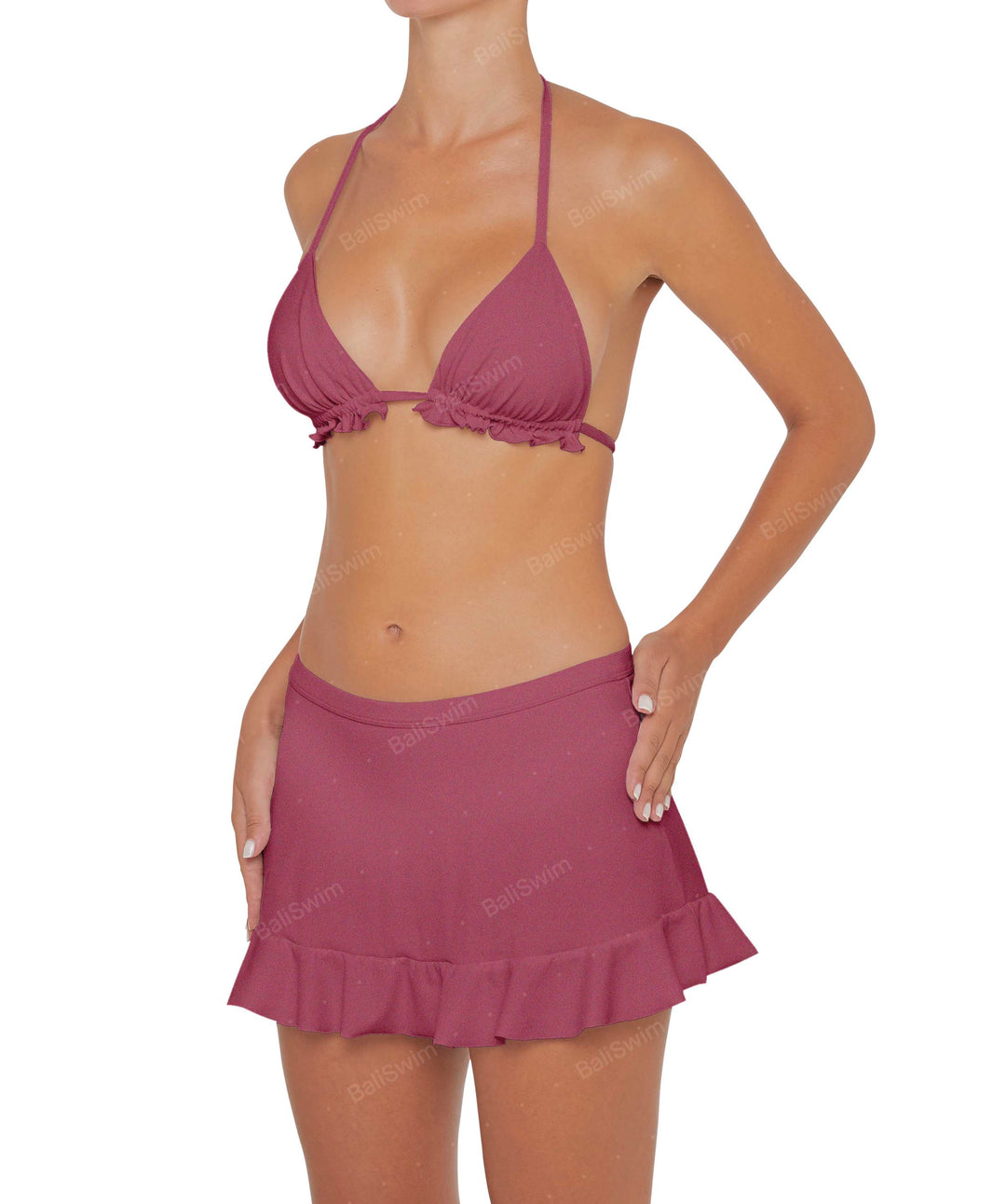BSWS-T81 Ruffle Bikini Top