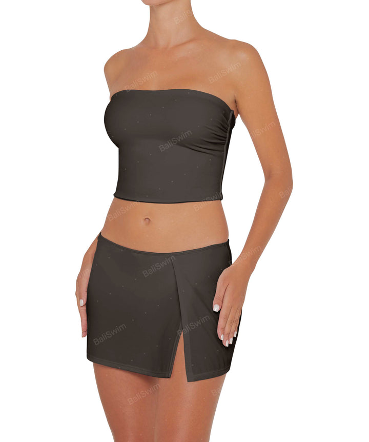 BSWS-T82 Bandeau Tankini Top