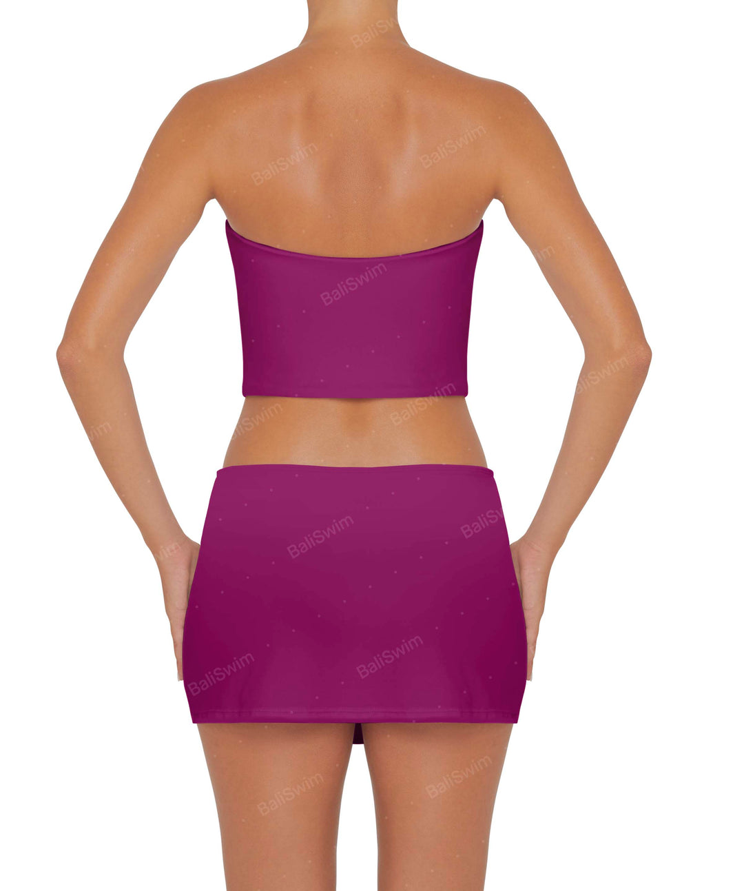 BSWS-T82 Bandeau Tankini Top