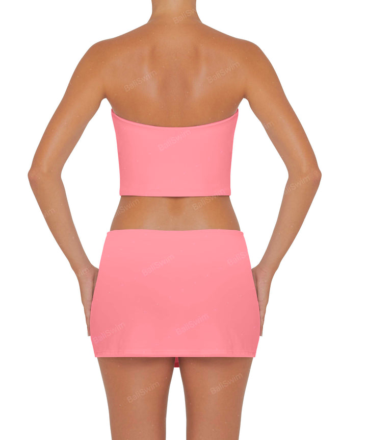 BSWS-B82 Swim Skirt with Side Slit