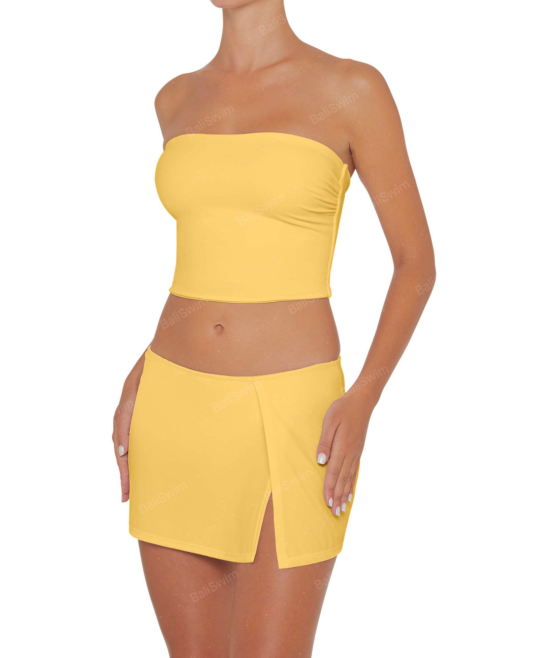 BSWS-B82 Swim Skirt with Side Slit