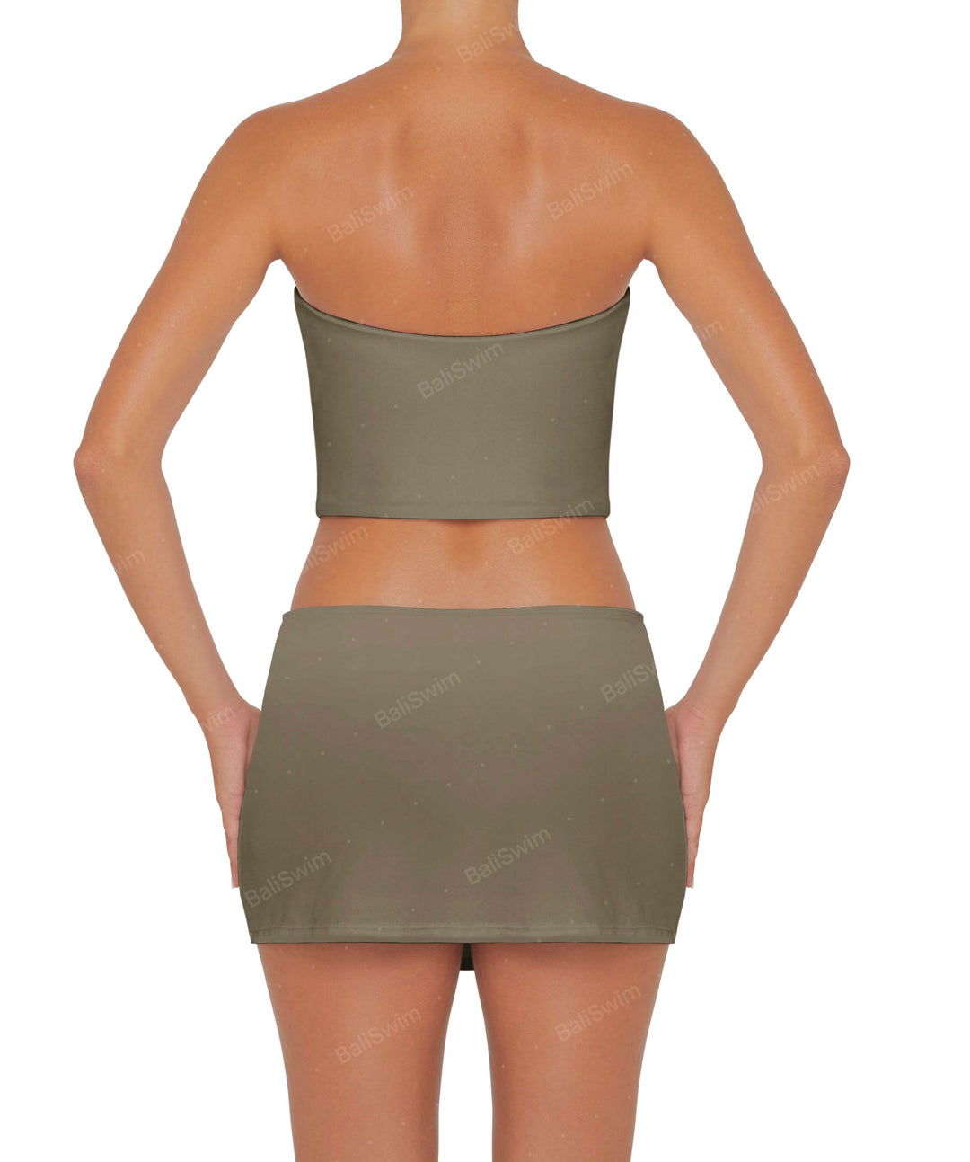 BSWS-B82 Swim Skirt with Side Slit