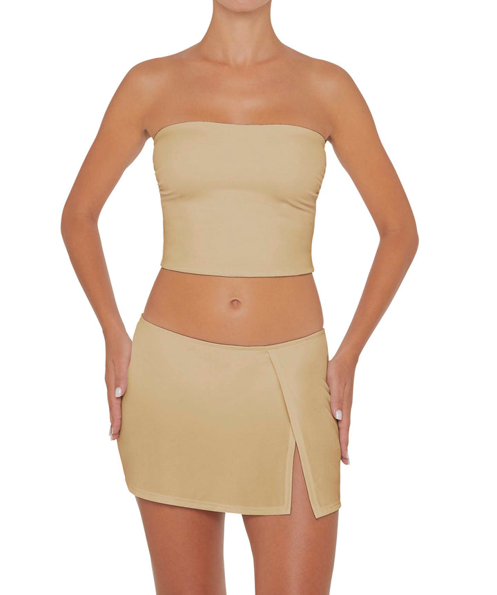 BSWS-B82 Swim Skirt with Side Slit