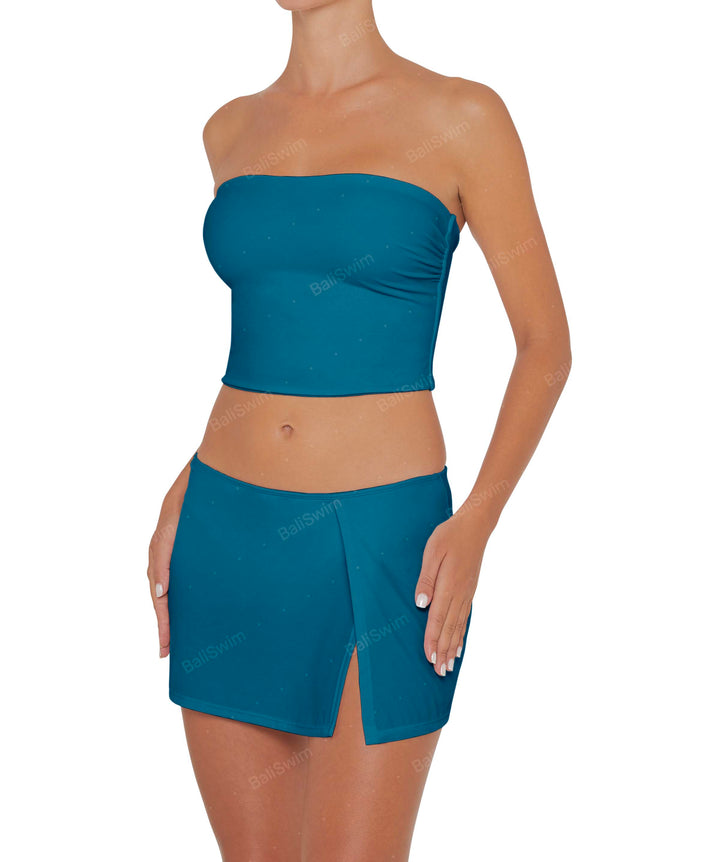 BSWS-B82 Swim Skirt with Side Slit