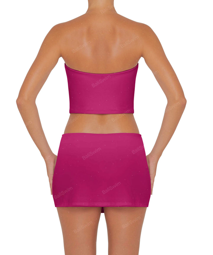BSWS-T82 Bandeau Tankini Top
