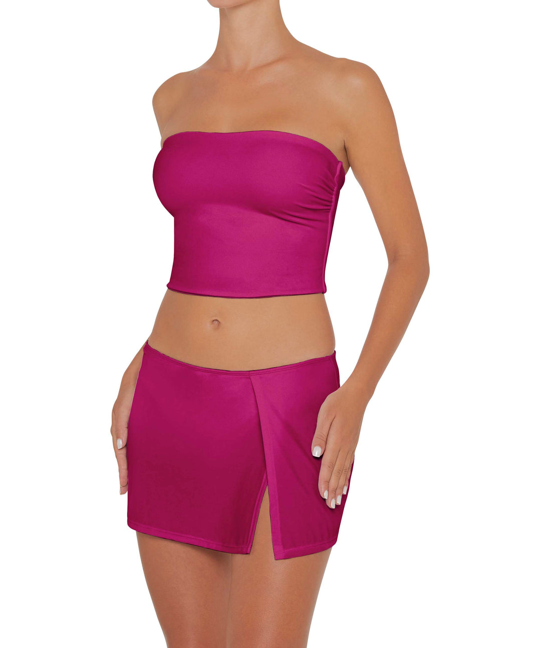 BSWS-T82 Bandeau Tankini Top